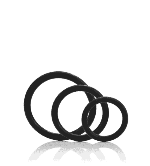 Tri-rings Black – 3 penis prstena