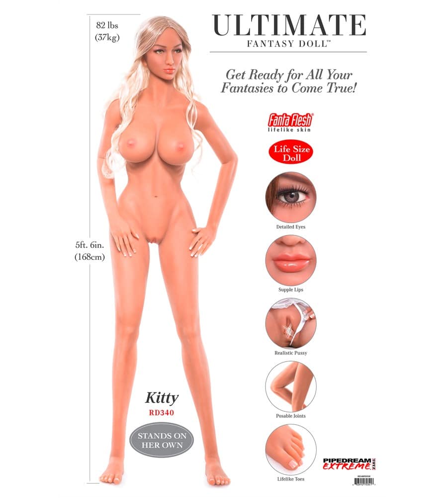 Ultimate Fantasy Dolls Kitty – pokretna realistična seks lutka - image 2