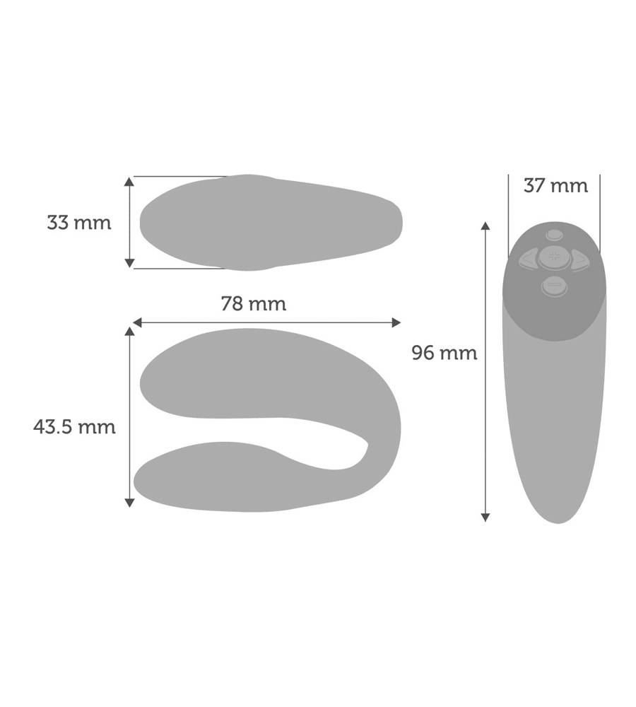 We-Vibe Chorus Dark Blue – pametni masažer za parove - image 11