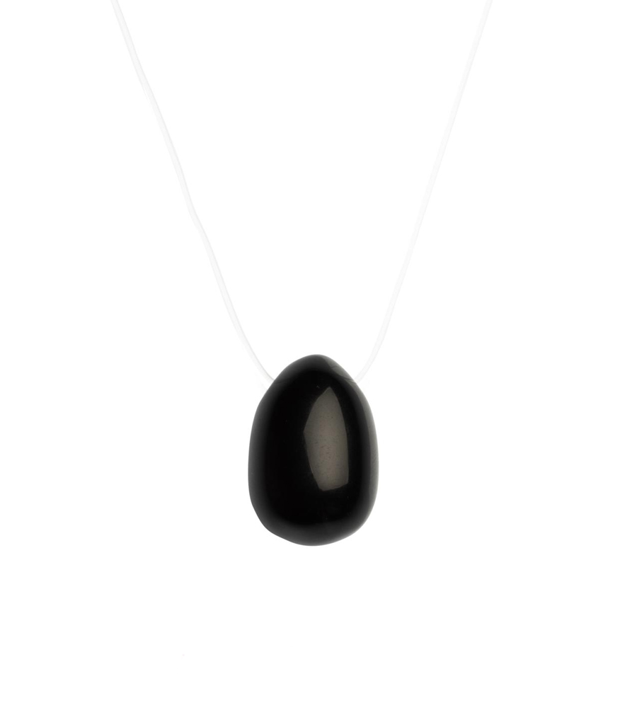 Yoni Egg Black Obsidian M – vaginalno jaje - Slika 3