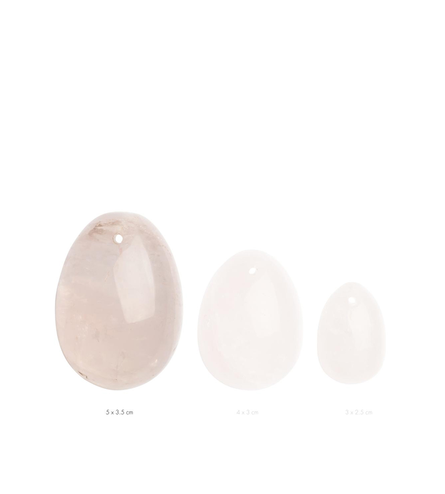 Yoni Egg Rose Quartz M – vaginalno jaje - Slika 4