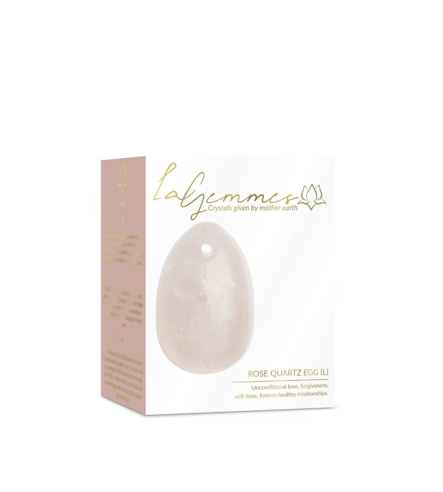 Yoni Egg Rose Quartz M – vaginalno jaje