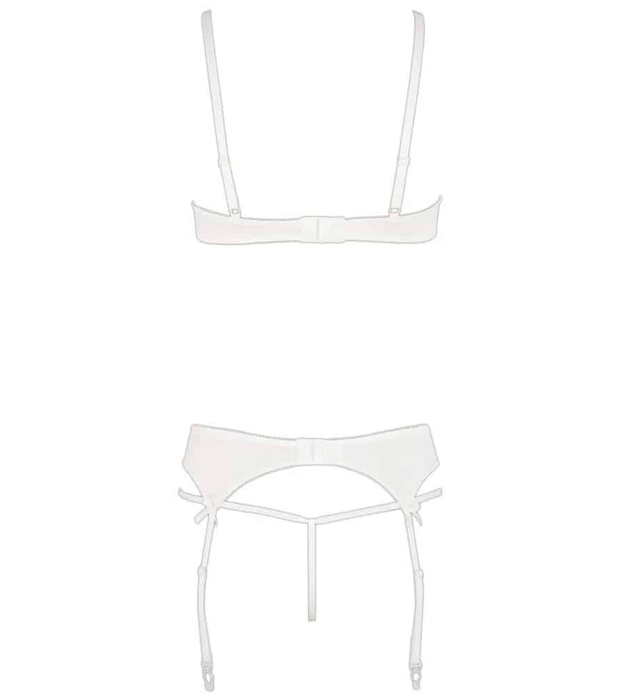 Abierta Fina Suspender Set – grudnjak, halteri i tanga gaćice - Slika 9