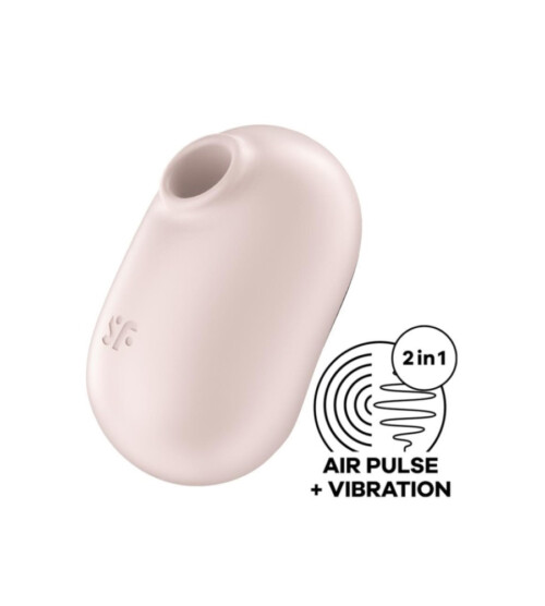 Satisfyer Pro To Go 2 Beige – vibrirajući zračni masažer klitorisa