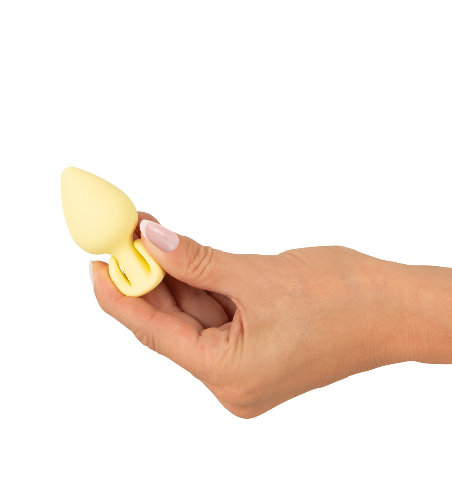 Cuties Mini Butt Plug Yellow – analni plug - image 3