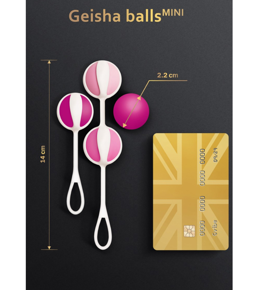 GVibe Geisha Balls Mini - set kegelovih kuglica - image 3