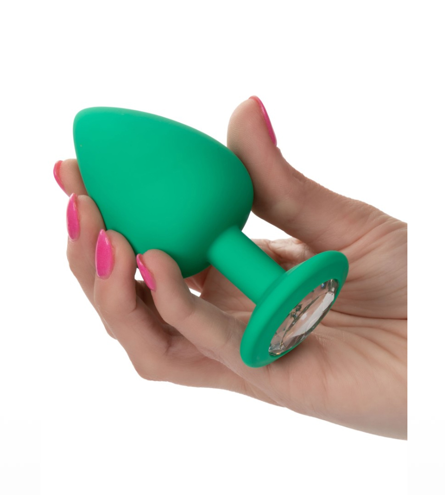 CalExotics Cheeky Gems Green - set analnih plugova - image 4