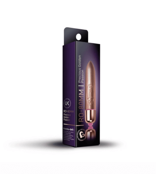 Rocks-Off Precious Golden Passion - zlatni bullet vibrator - image 2