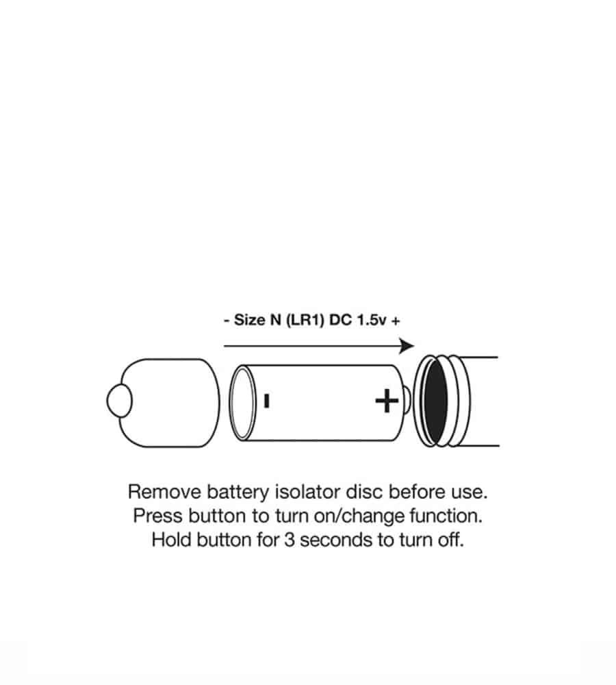 Rocks-Off 80 mm Gun Metal - bullet vibrator - image 3