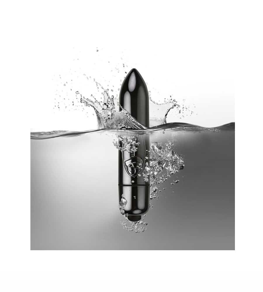 Rocks-Off 80 mm Gun Metal - bullet vibrator - image 4