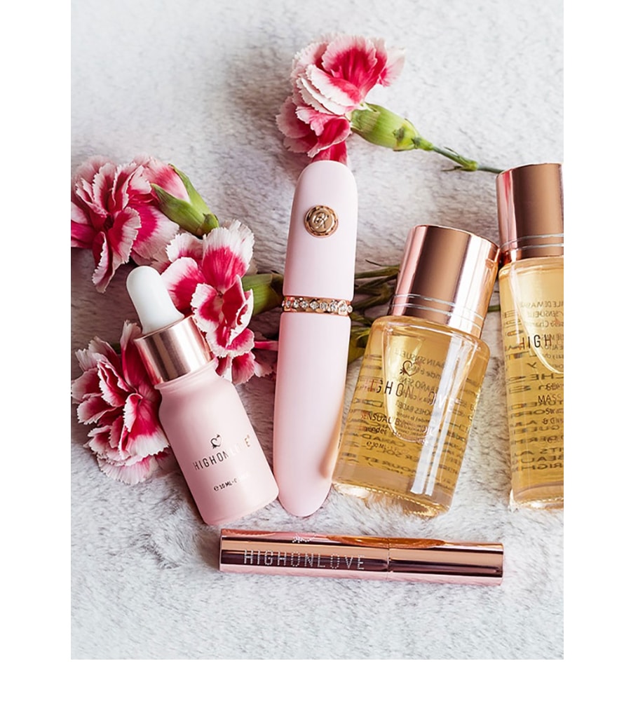 High On Love Minis Pleasure Coll - poklon set (luksuzni vibrator + 4 proizvoda za parove) - image 3