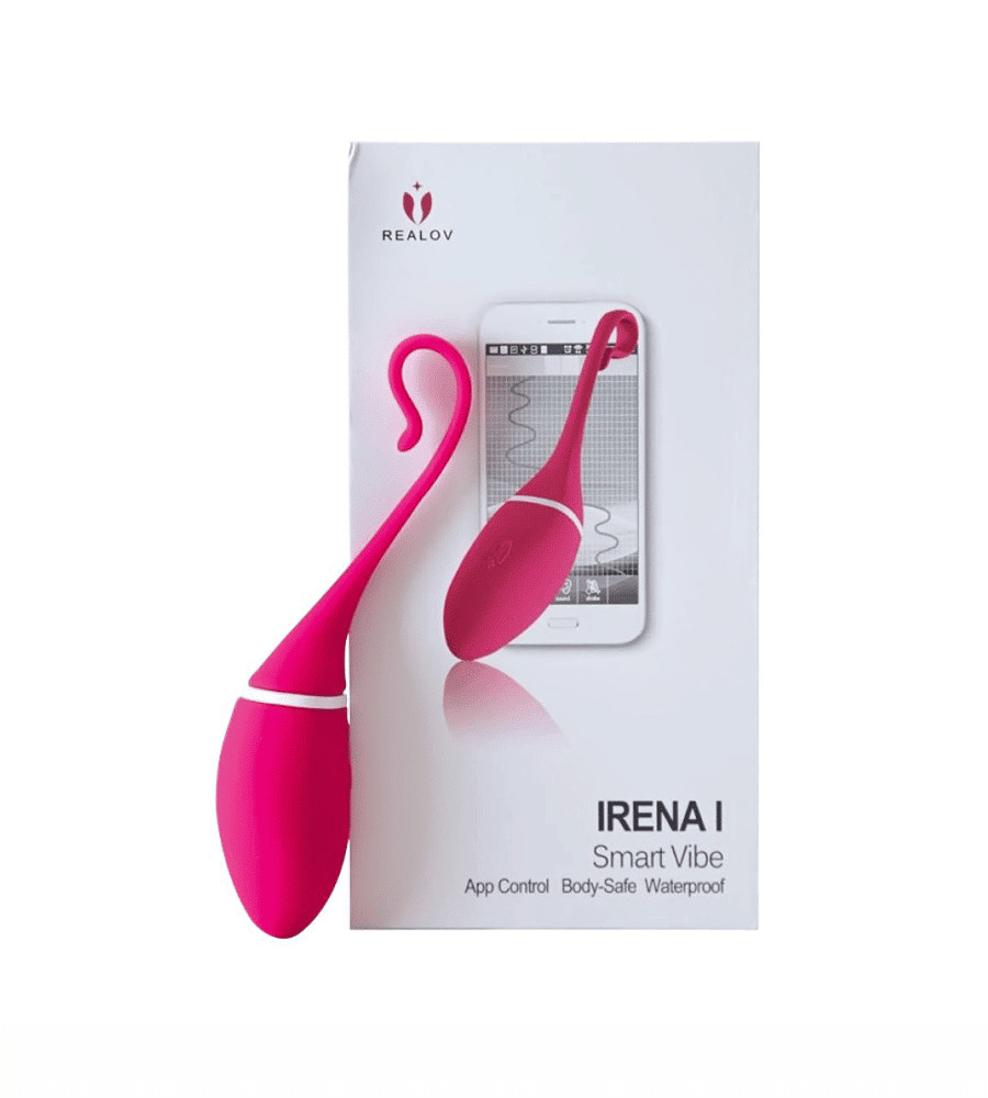 Realov Irena Smart Egg Pink - vibrirajuće jaje s aplikacijom - image 2