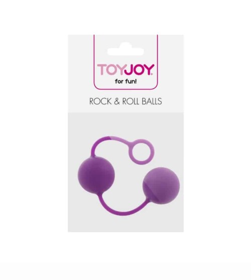 TOYJOY Rock & Roll Balls Purple – silikonske kegelove kuglice - image 2