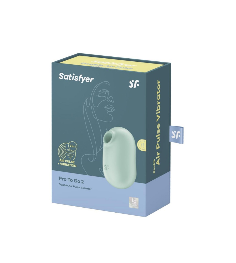 Satisfyer Pro To Go 2 Mint - vibrirajući zračni masažer klitorisa - image 2