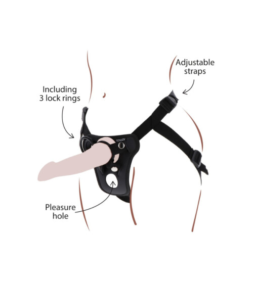 TOYJOY Strap-On Pleasure Harness – strap-on pojas
