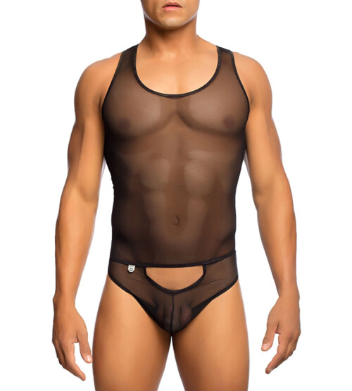 MOB Sexy Sheer Body Black – providni body za muškarce - image 2