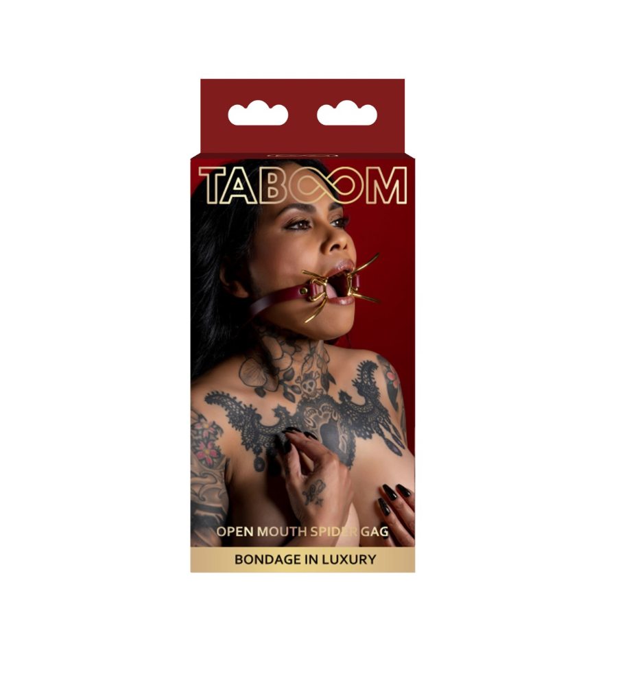 Taboom Open Mouth Spider Gag - prsten za usta - Slika 2