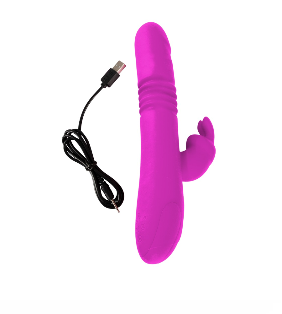 Sweet Smile Thrusting Pearl Rabbit - pomični vibrator - image 5