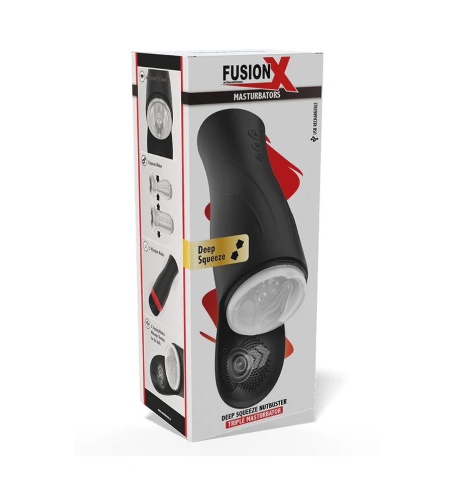 Fusion X Deep Squeeze Nutbuster – masturbator za penis i testise