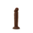 Dr. Skin 6' Posable Dildo Chocolate je savitljivi realistični dildo s trostrukom gustoćom i vakumskom bazom.