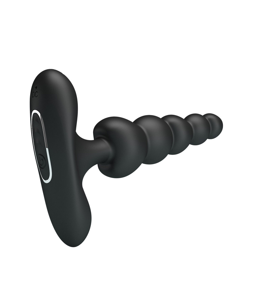 Pretty Love Corban – vibrirajuće analne kuglice, 12 cm