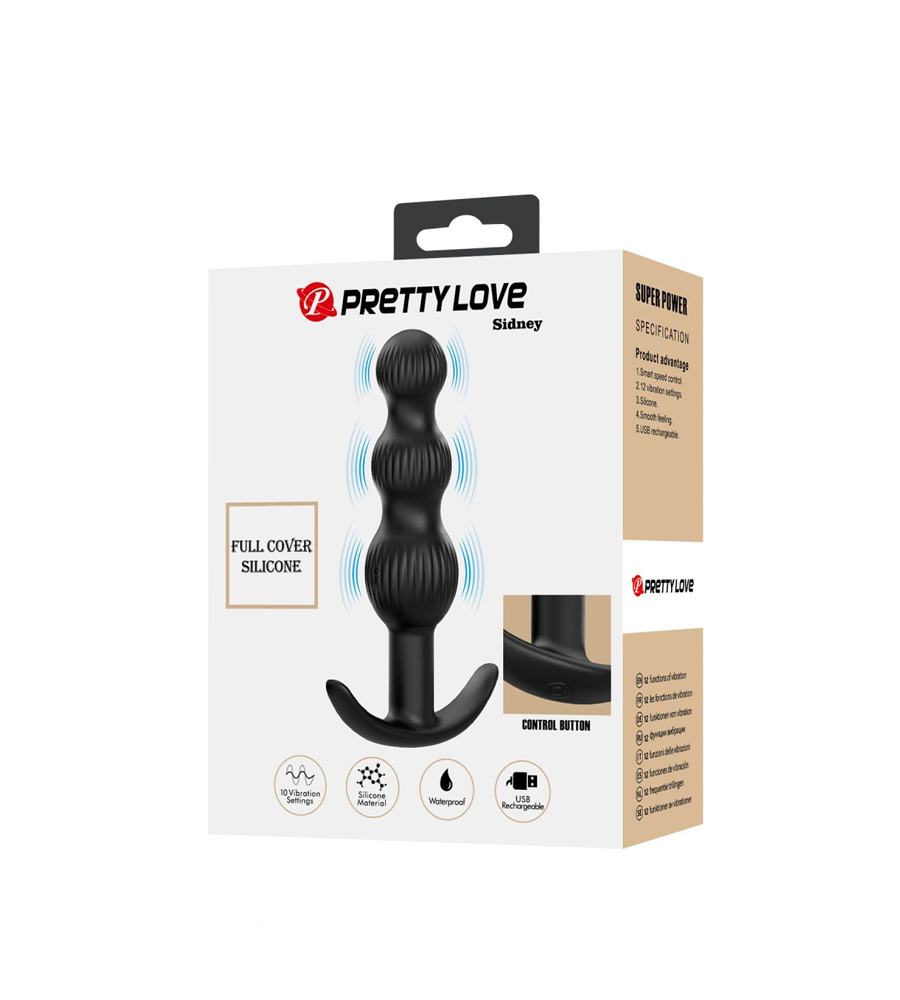 Pretty Love Sidney – vibrirajuće analne kuglice - image 2