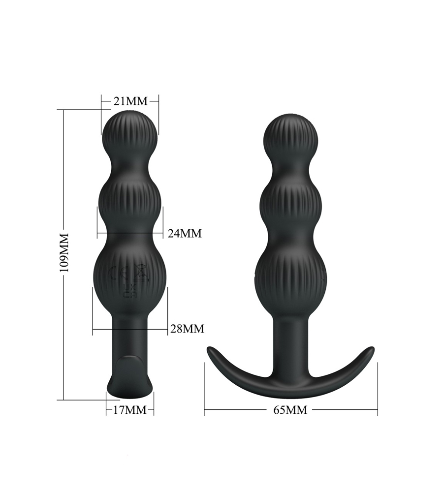 Pretty Love Sidney – vibrirajuće analne kuglice - image 6