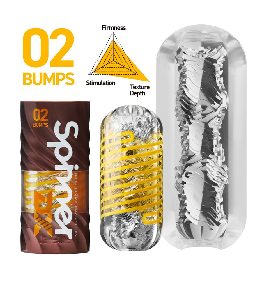 Tenga Spinner DX 02 Bumps – teksturirani masturbator