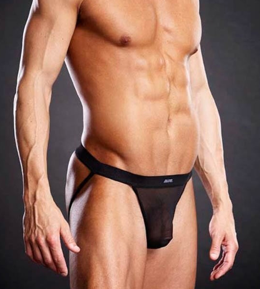Blue Line Pro-Mesh Jockstrap Black – muške gaćice