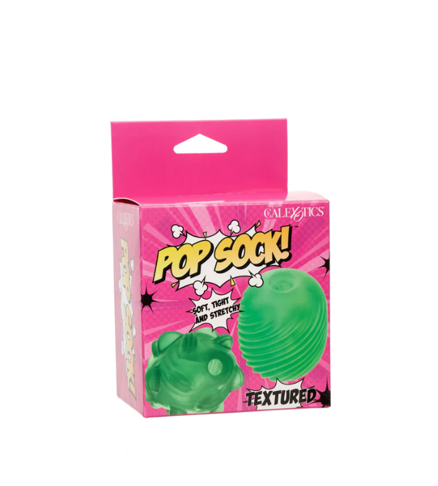 CalExotics Pop Sock Textured Green – masturbator