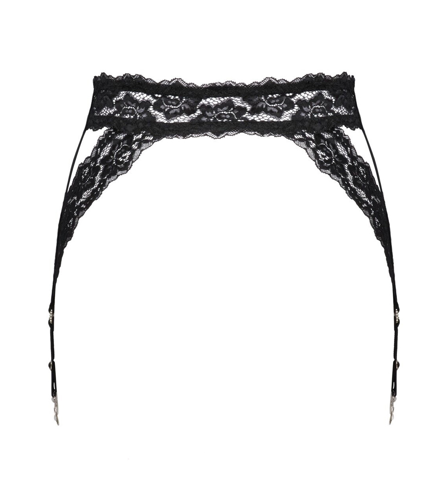 Cottelli Lingerie Heart Suspender Belt – pojas s halterima