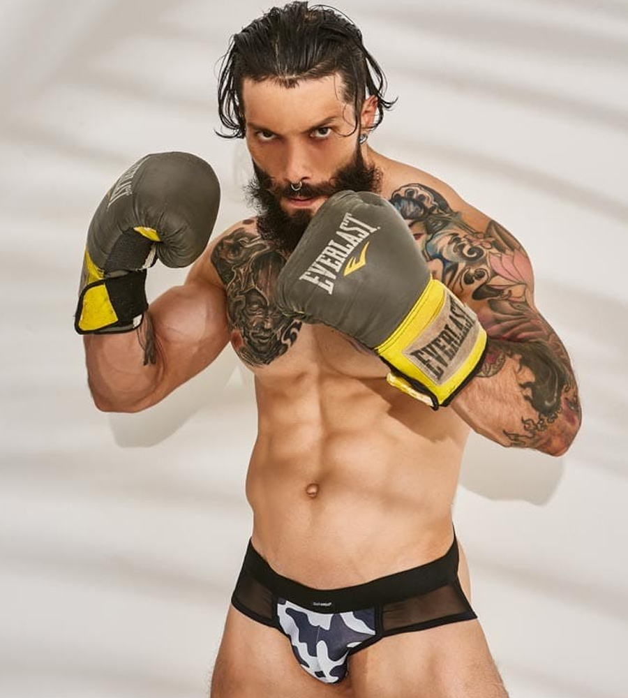 Cut4Men Jockstrap Shadow Camo – muške gaćice