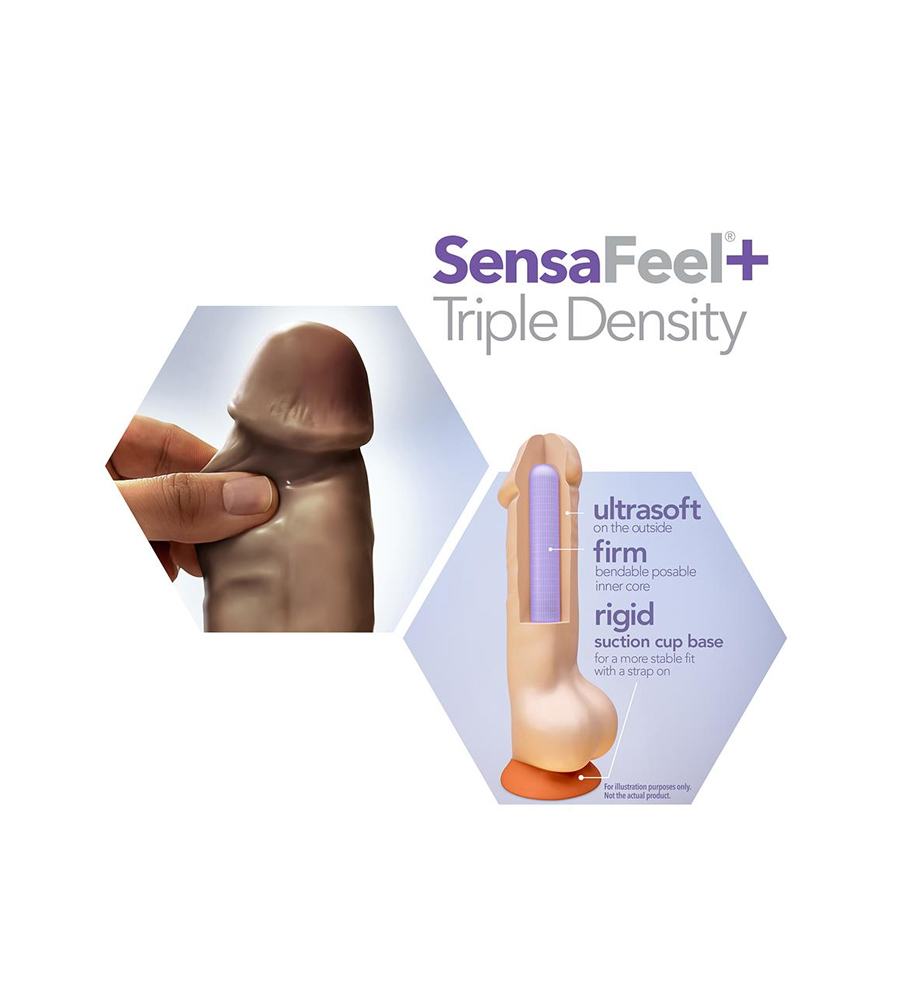 Dr. Skin Plus Posable 9″ Dildo Chocolate – realistični dildo - image 6