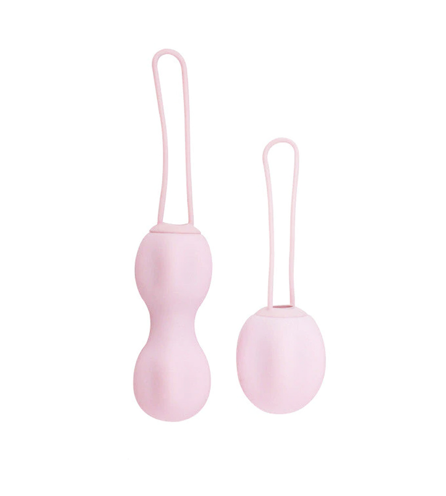 Nomi Tang IntiMate Kegel Set Sakura Pink – set silikonskih vaginalnih kuglica