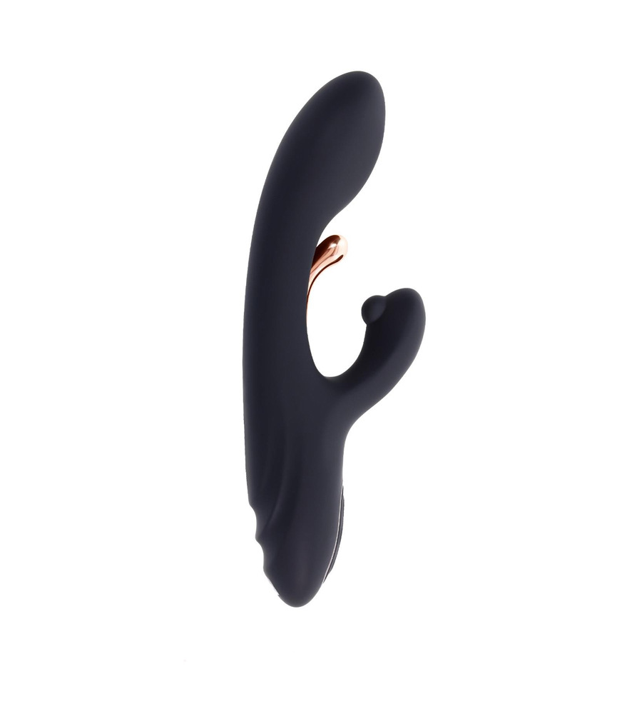 Playboy Aureus Black – silikonski rabbit vibrator - image 3