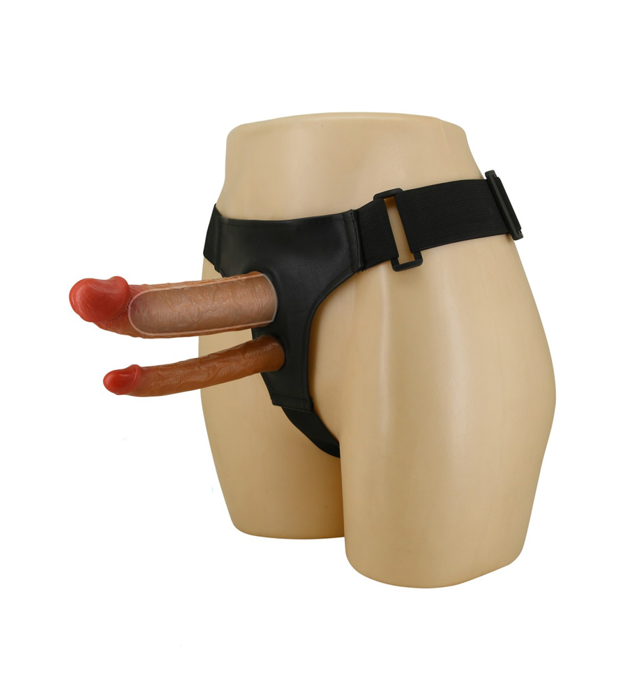 Pretty Love Keaven Harness Briefs - strap-on pojas i dupli dildo