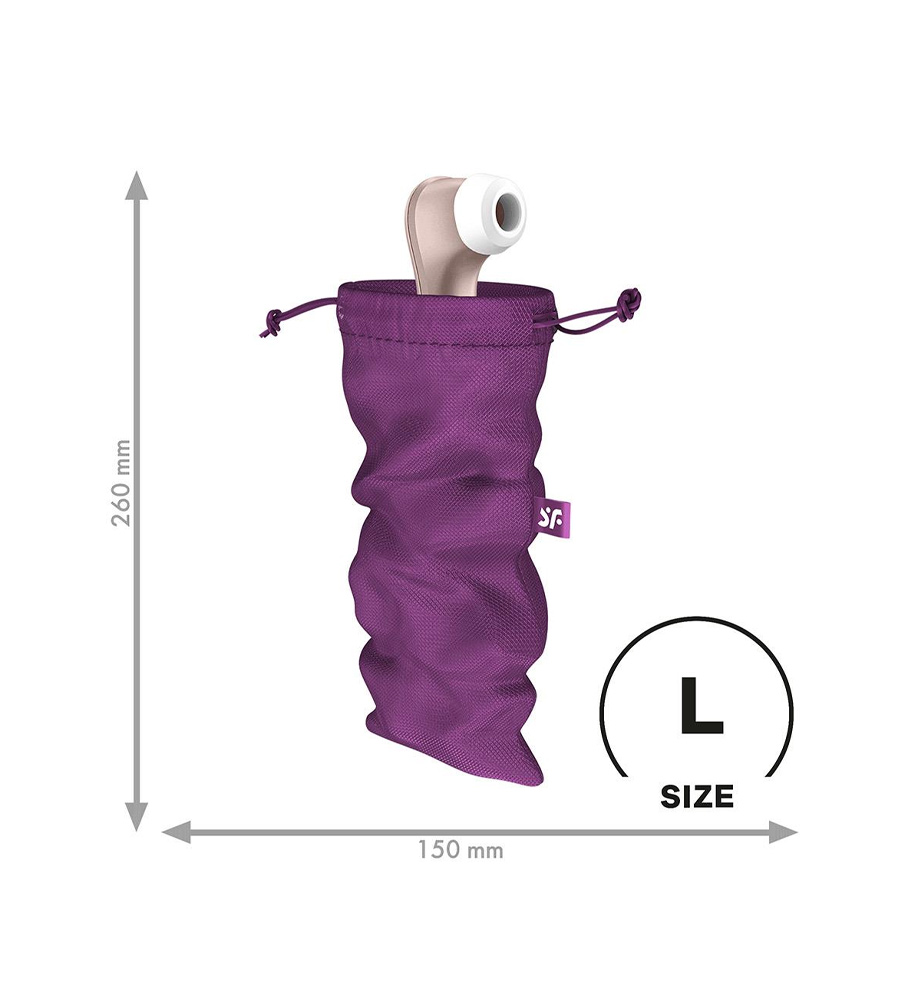 Satisfyer Treasure Bag L Purple – vrećica za pohranu igračaka