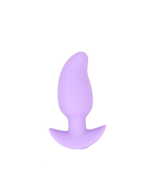 Cuties Vibrating Mini Butt Plug Purple - analni plug, 8 cm