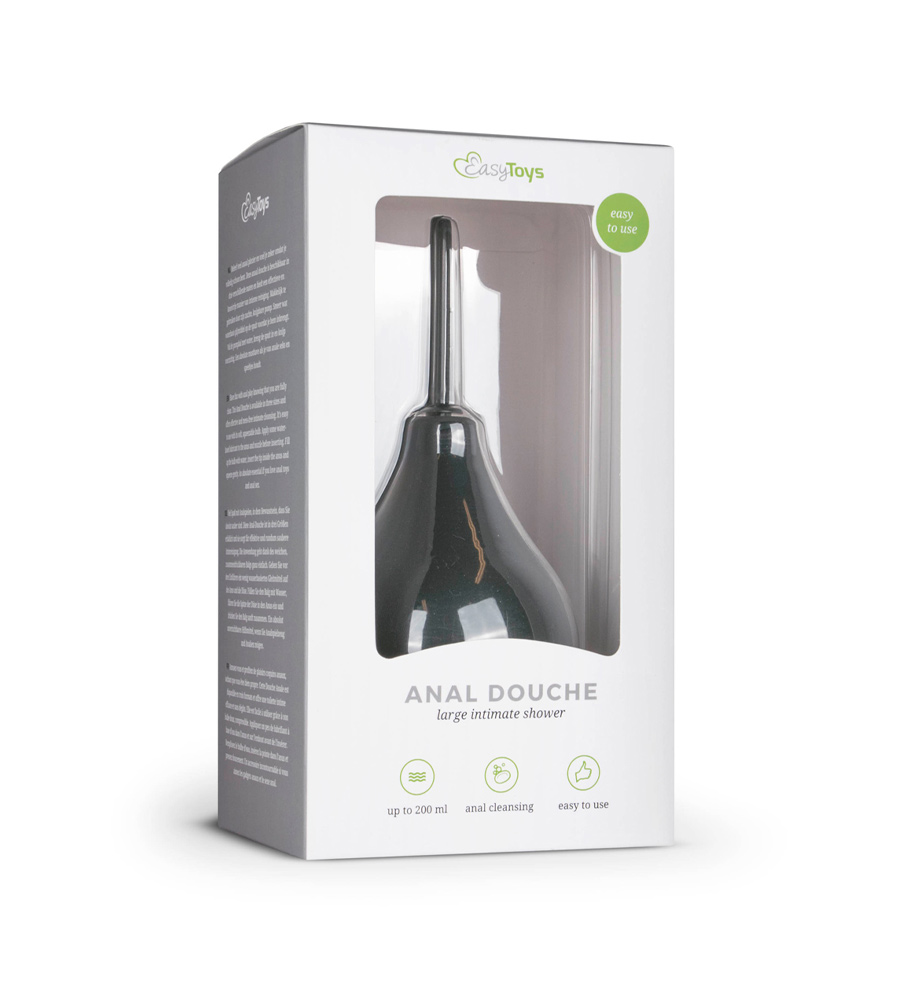 Easytoys Black Anal Douche Large – irigator za analnu higijenu