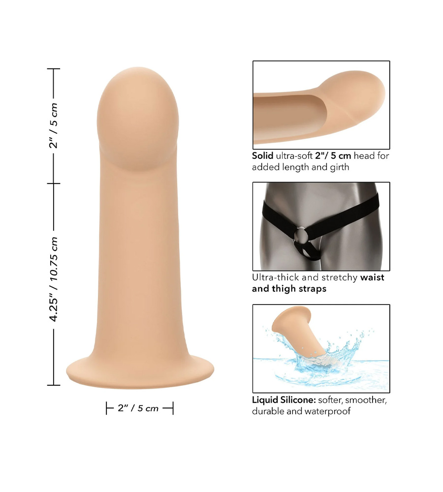 Performance Maxx Extension with Harness Beige – strap-on za muškarce