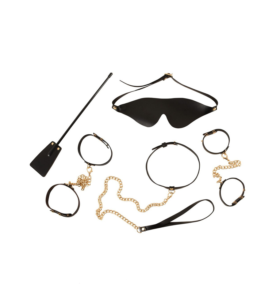 Bad Kitty Bondage Set Gold – 5-dijelni fetiš set
