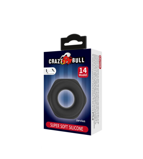 Crazy Bull Jarvius Super Soft Silicone Ring – silikonski penis prsten - image 2