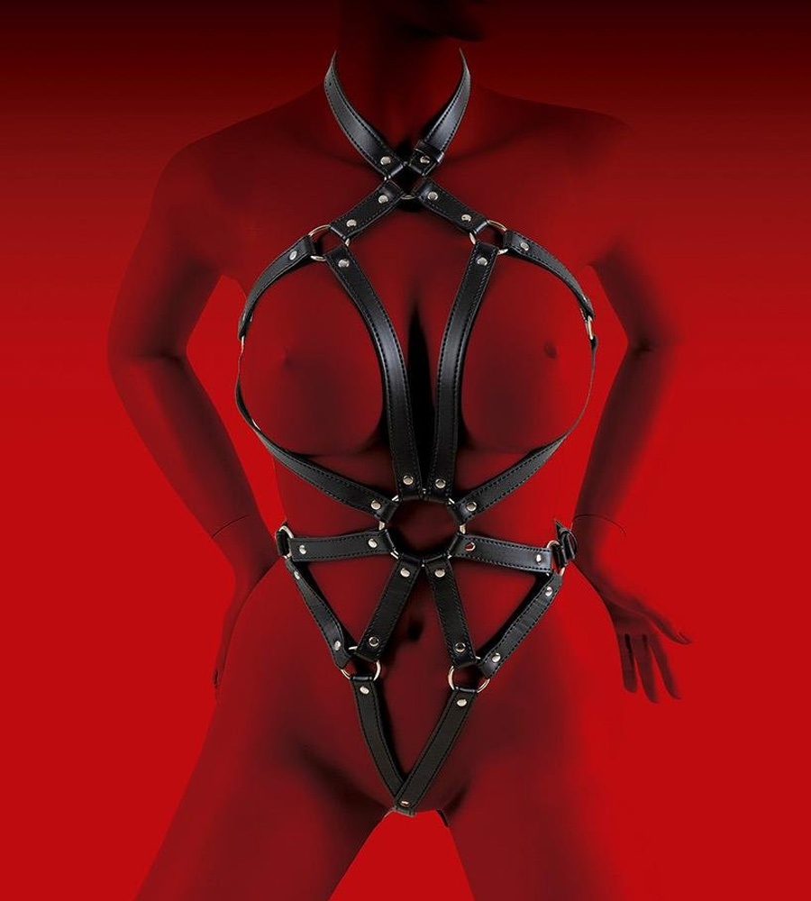 Virgite Woman Bondage Body Harness Mod. 1 Black – harness body