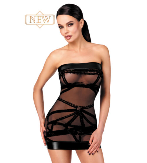 Noir Bondesque Off-Shoulder Mini Dress je mini haljina bez naramenica iz kolekcije Noir.