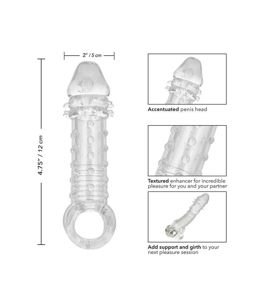 Calexotics Ultimate Stud Extender Clear – navlaka za penis - image 4