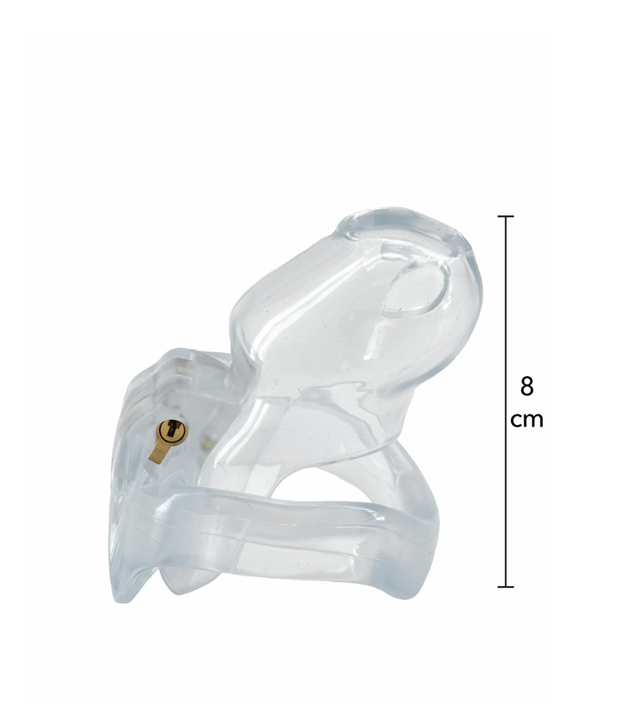 Extreme Clear Control Cock Cage Regular – kavez za penis, PVC