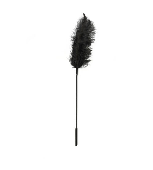Hidden Desire Extreme Double Feather Tickler Black – peruška, 70 cm