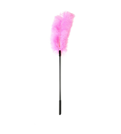 Hidden Desire Extreme Double Feather Tickler Pink – peruška, 70 cm