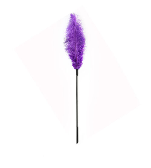 Hidden Desire Extreme Double Feather Tickler Purple – peruška, 70 cm