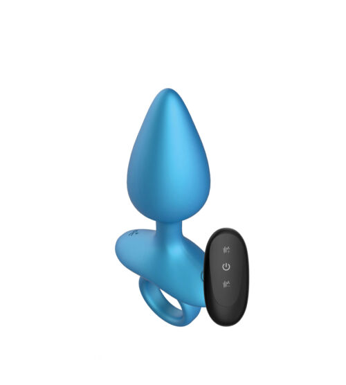 Playhouse Smooth Anal Plug – vibrirajući analni plug + daljinski upravljač